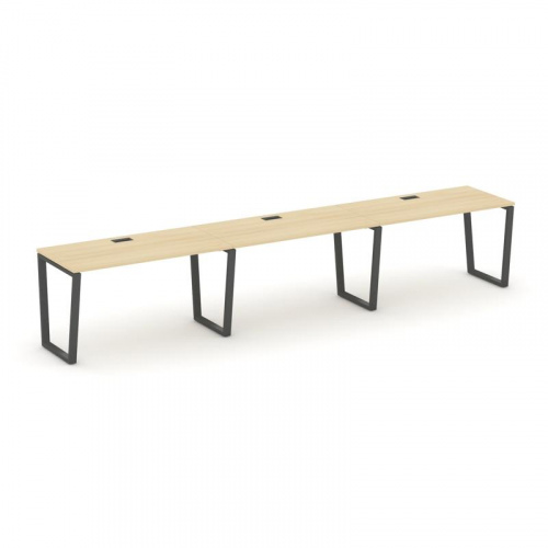 Style Project Рабочая станция 1 сторон. SN-6T2.ORS-054 Акация Лорка/Металл Антрацит/Заглушка Пластик фото 28