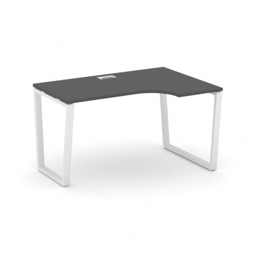 Style Project Стол рабочий эргоном. SN-6T2.SPA-022(R) Акация Лорка/Металл Антрацит/Заглушка Пластик фото 19