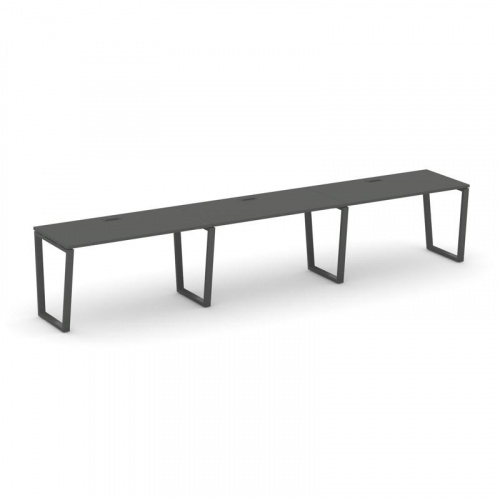 Style Project Рабочая станция 1 сторон. SN-6T2.ORS-054 Акация Лорка/Металл Антрацит/Заглушка Пластик фото 27