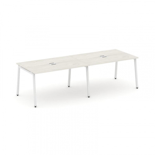 Style Project Стол переговорный SN-4A.SPRG-011 Дуб Табак/Металл Белый 1960*980*750 фото 24