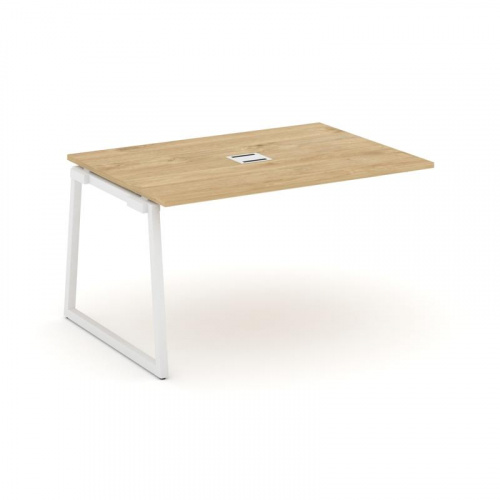 Style Project Проходной наб. элем. перег. стола SN-4T1.NSPRG-001 Акация Лорка/Металл Антрацит/Заглуш фото 3