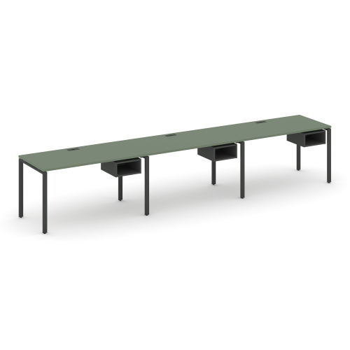 Бенч-система на 3 места с подвесными тумбами Concept CN.ORS-124 фото 2