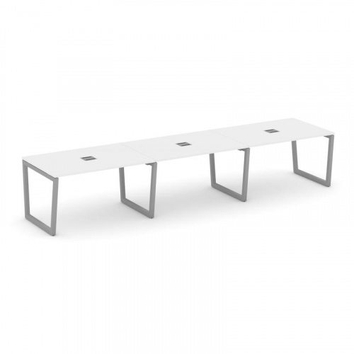 Style Project Стол переговорный SN-5T2.SPRG-021 Акация Лорка/Металл Антрацит/Заглушка Металл Антраци фото 16