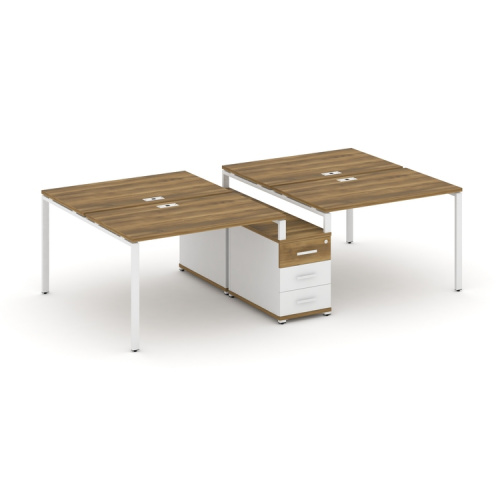 Бенч-система на 4 места с опорной тумбой Concept CN.DRS-310 фото 8