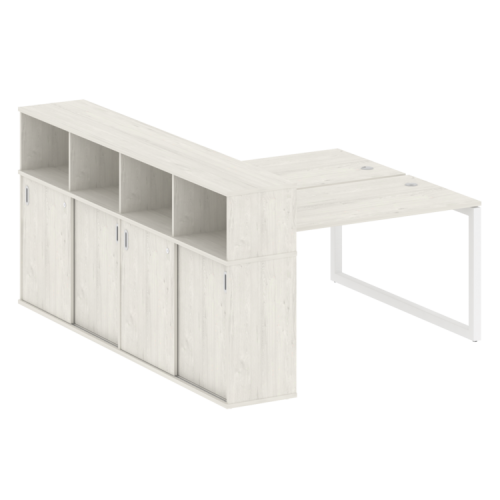 Бенч-система с шкафом-купе на О-обр. м/к Metal System Quattro 50БО.РС-СШК-4.3 фото 10