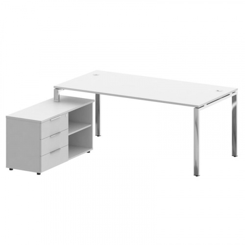 Стол руководителя с тумбой Metal System Direct БГ.СРТ-5.9 (L) фото 3