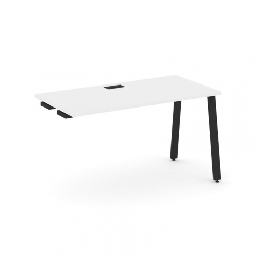 Style Project Стол-приставка к опор. элем. SN-6A.OPRS-022 Дуб Табак/Металл Белый 1180*800*750 фото 2