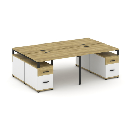 Бенч-система на 4 места с 2 опорными тумбами Concept CN.DRS-330 фото 6