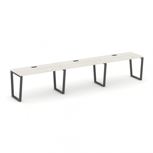 Style Project Рабочая станция 1 сторон. SN-6T2.ORS-054 Акация Лорка/Металл Антрацит/Заглушка Пластик фото 24