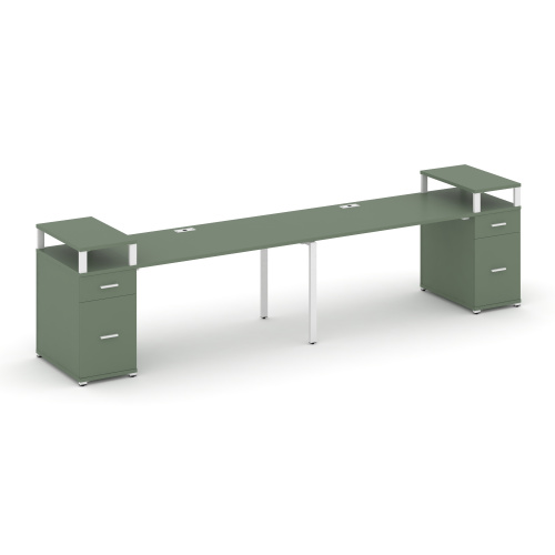 Бенч-система на 2 места с 2 опорными тумбами Concept CN.ORS-429