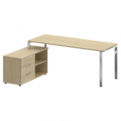 Стол руководителя с тумбой Metal System Direct БГ.СРТ-5.7 (L) фото 4