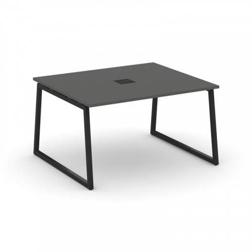 Style Project Стол переговорный SN-4T1.SPRG-033 Акация Лорка/Металл Антрацит/Заглушка Металл Антраци фото 5