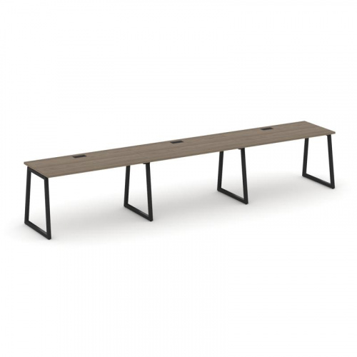 Style Project Рабочая станция 1 сторон. SN-4T1.ORS-051 Акация Лорка/Металл Антрацит/Заглушка Пластик фото 4