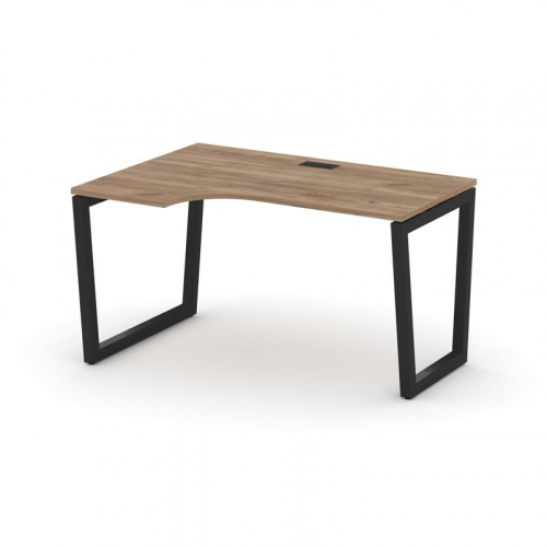 Style Project Стол рабочий эргоном. SN-5T2.SPA-011(L) Акация Лорка/Металл Антрацит/Заглушка Пластик фото 6