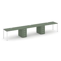 Бенч-система на 3 места с 2 опорными тумбами Concept CN.ORS-433