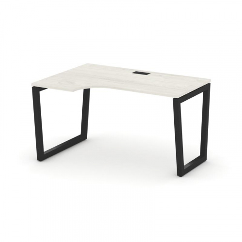 Style Project Стол рабочий эргоном. SN-5T2.SPA-011(L) Акация Лорка/Металл Антрацит/Заглушка Пластик фото 8