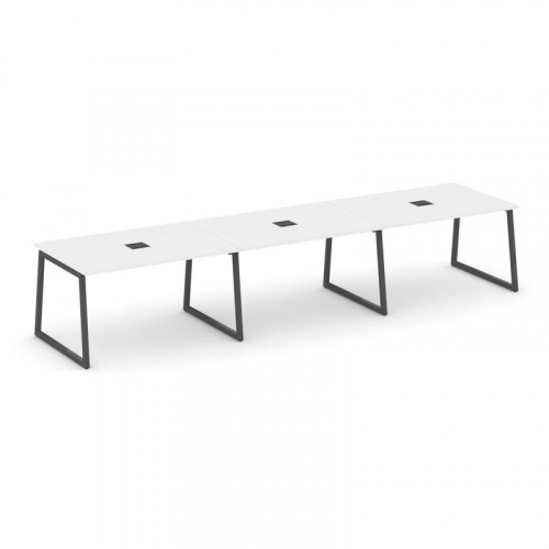 Style Project Стол переговорный SN-4T1.SPRG-023 Акация Лорка/Металл Антрацит/Заглушка Металл Антраци фото 26