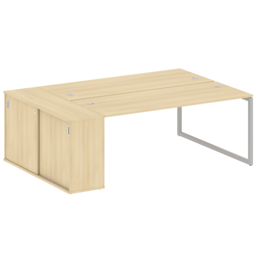 Бенч-система с шкафом-купе на О-обр. м/к Metal System Quattro 40БО.РС-СШК-1.5 фото 8