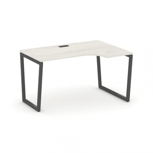 Style Project Стол рабочий эргоном. SN-4T2.SPA-012(R) Акация Лорка/Металл Антрацит/Заглушка Пластик фото 24