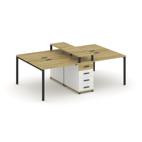 Бенч-система на 4 места с 1 опорной тумбой Concept CN.DRS-433 фото 6