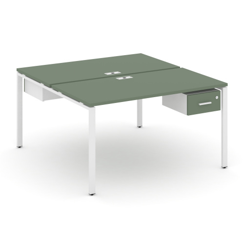 Бенч-система на 2 места с подвесными тумбами Concept CN.DRS-111 фото 5