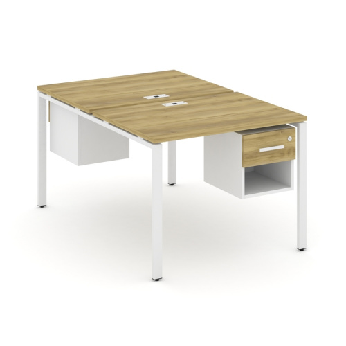 Бенч-система на 2 места с подвесными тумбами Concept CN.DRS-117 фото 11