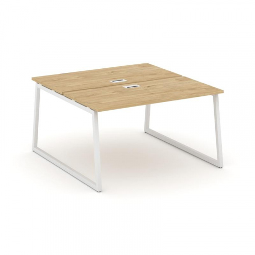 Style Project Рабочая станция 2-х сторон. SN-4T1.DRS-023 Акация Лорка/Металл Антрацит/Заглушка Пласт фото 3