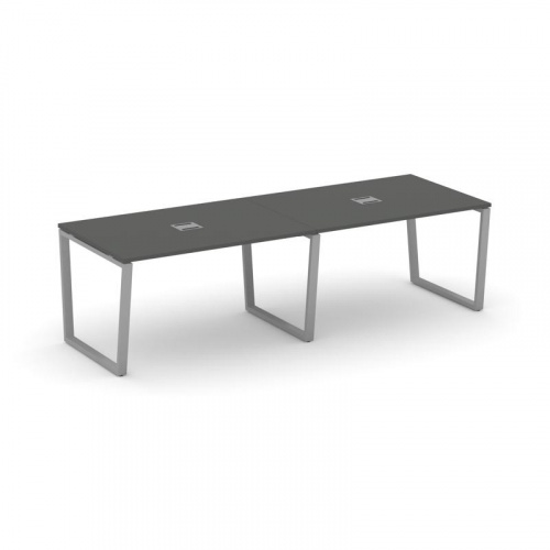 Style Project Стол переговорный SN-6T2.SPRG-011 Акация Лорка/Металл Антрацит/Заглушка Металл Антраци фото 18