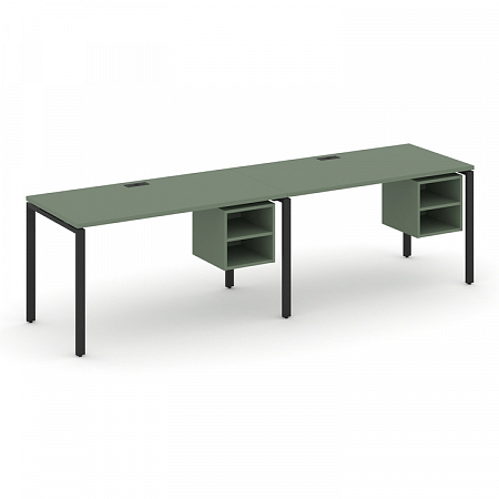 Бенч-система на 2 места с подвесными тумбами Concept CN.ORS-105