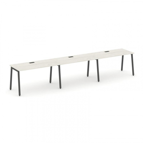 Style Project Рабочая станция 1 сторон. SN-4A.ORS-033 Дуб Табак/Металл Белый 4140*600*750 фото 24