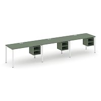 Бенч-система на 3 места с подвесными тумбами Concept CN.ORS-127