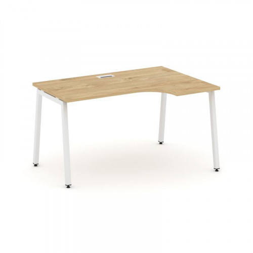 Style Project Стол рабочий эргоном. SN-4A.SPA-011(R) Антрацит/Металл Антрацит 1380*700/980*750 фото 27