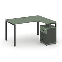 Стол эргономичный с опорной тумбой Concept CN.SA-307(R)