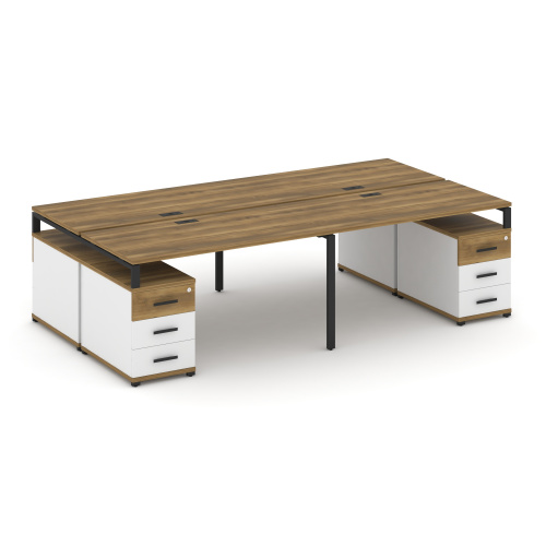 Бенч-система на 4 места с 2 опорными тумбами Concept CN.DRS-327 фото 7