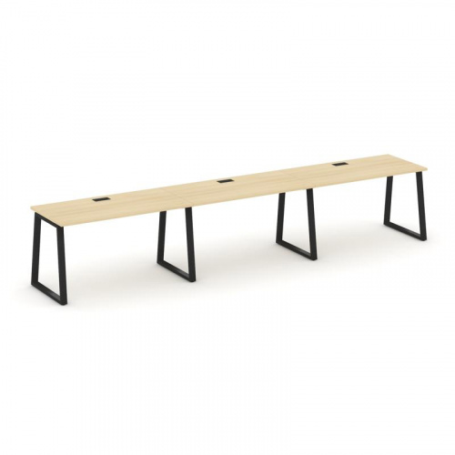 Style Project Рабочая станция 1 сторон. SN-6T1.ORS-033 Акация Лорка/Металл Антрацит/Заглушка Пластик фото 6