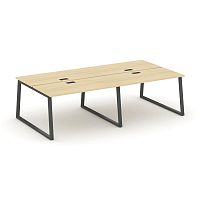 Style Project Рабочая станция 2-х сторон. SN-6T1.DRS-044 Акация Лорка/Металл Антрацит/Заглушка Пласт