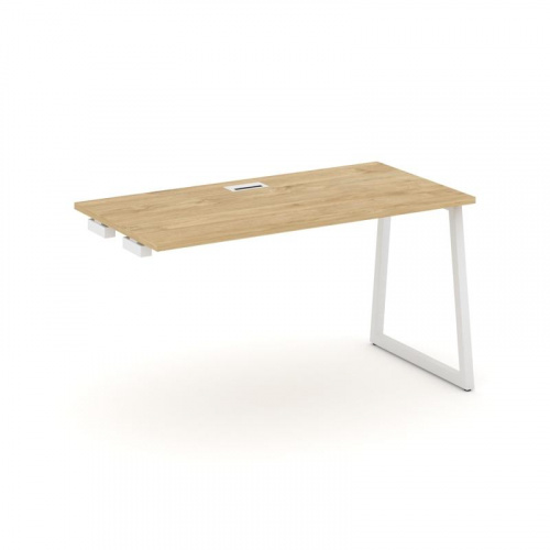 Style Project Стол-приставка к опор. элем. SN-4T1.OPRS-023 Акация Лорка/Металл Антрацит/Заглушка Пла фото 3