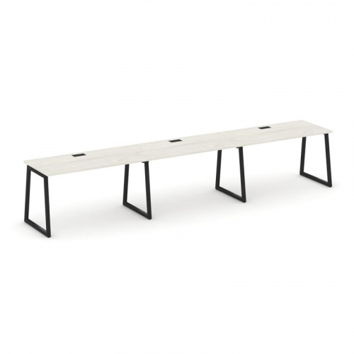 Style Project Рабочая станция 1 сторон. SN-4T1.ORS-051 Акация Лорка/Металл Антрацит/Заглушка Пластик фото 6