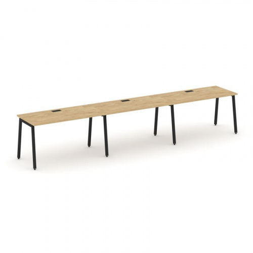 Style Project Рабочая станция 1 сторон. SN-4A.ORS-033 Дуб Табак/Металл Белый 4140*600*750 фото 7