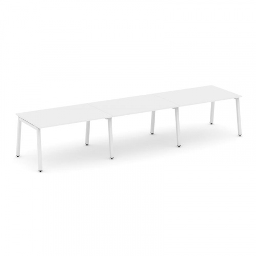 Style Project Стол переговорный SN-5A.SPRG-023.3 Дуб Наварра/Металл Белый 4410*980*750 фото 17