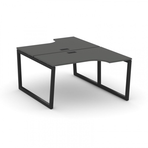 Style Project Рабочая станция эргоном. SN-5T2.DRPA-001 Акация Лорка/Металл Антрацит/Заглушка Пластик фото 4