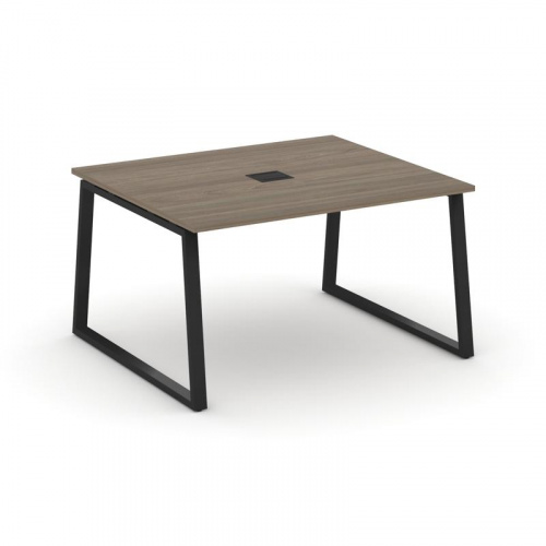 Style Project Стол переговорный SN-6T1.SPRG-034 Акация Лорка/Металл Антрацит/Заглушка Металл Антраци фото 9