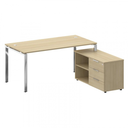 Стол руководителя с тумбой Metal System Direct БГ.СРТ-4.8 (R) фото 4