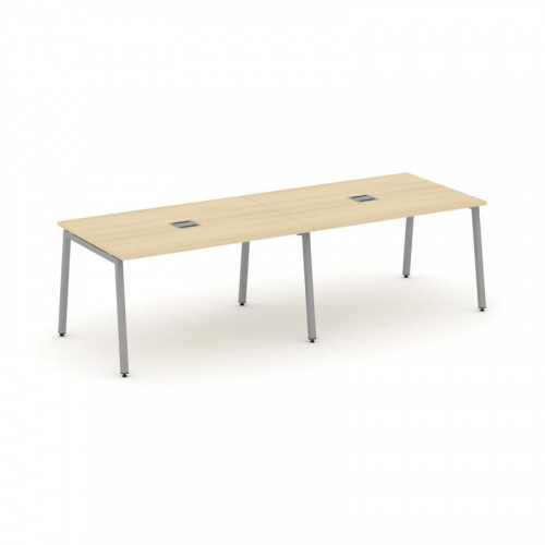 Style Project Стол переговорный SN-4A.SPRG-011 Дуб Табак/Металл Белый 1960*980*750 фото 9