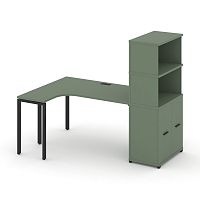 Стол эргономичный с опорным распашным шкафом Concept CN.SA-215(L)