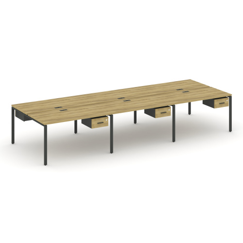 Бенч-система на 6 мест с подвесными тумбами Concept CN.DRS-149 фото 4