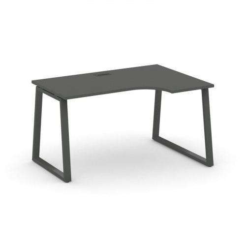 Style Project Стол рабочий эргоном. SN-6T1.SPA-021(R) Акация Лорка/Металл Антрацит/Заглушка Пластик фото 27