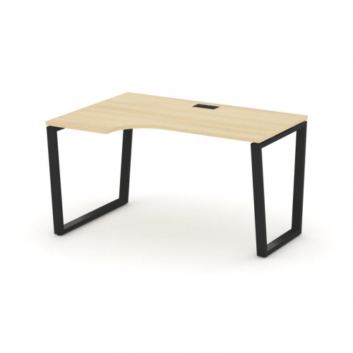 Style Project Стол рабочий эргоном. SN-6T2.SPA-011(L) Акация Лорка/Металл Антрацит/Заглушка Пластик фото 4 Style Project Стол рабочий эргоном. SN-6T2.SPA-011(L) Акация Лорка/Металл Антрацит/Заглушка Пластик фото 4