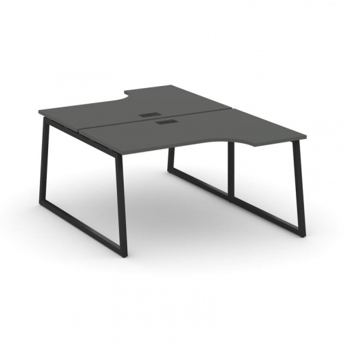 Style Project Рабочая станция эргоном. SN-4T1.DRPA-002 Акация Лорка/Металл Антрацит/Заглушка Пластик фото 5