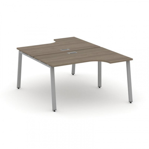 Style Project Рабочая станция эргоном. SN-6A.DRPA-021 Акация Лорка/Металл Белый 1380*1632/1992*750 фото 4